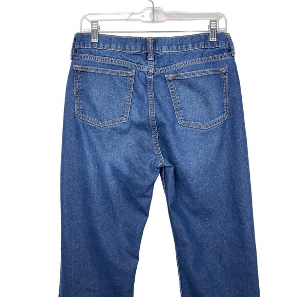 Old Navy Girls Plus 16 Straight Leg Jeans Blue Denim Adjustable Waist - Picture 7 of 10
